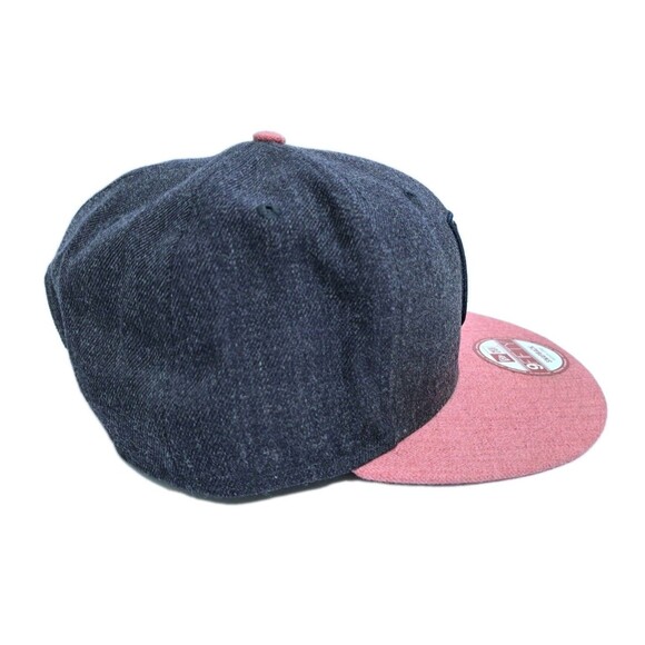USA New Era 9Fifty Hat Snapback Soccer Team Patch Cap Adjustable Red Blue Wool - Picture 4 of 7